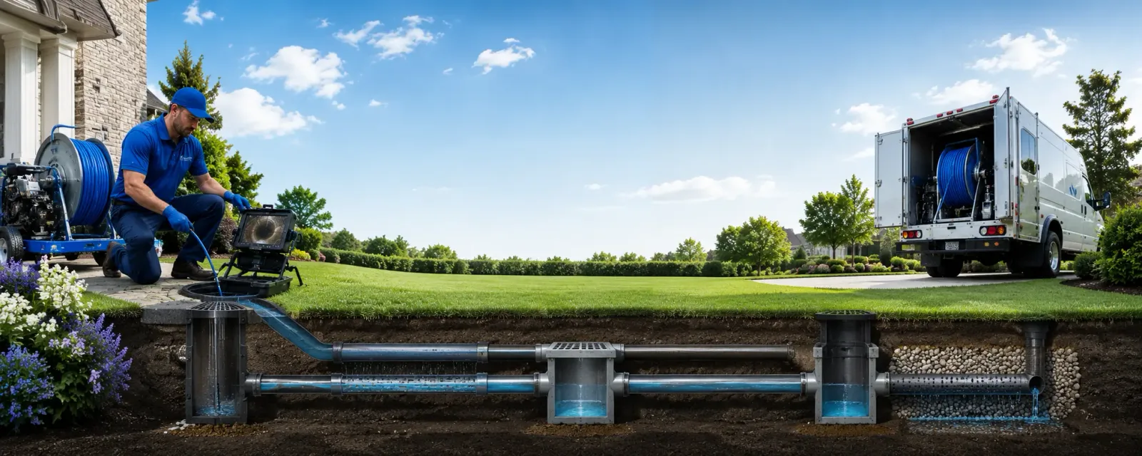 Outdoor drain cleaning information for Strawberry Point, IA